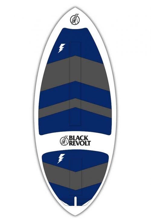 black revolt dagger skim wakesurf blue traction top