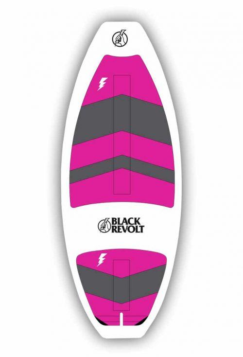 wakesurf cutlass skim pink grey traction